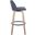 Toriano 30 Inch Fixed Height Barstool Set of 2 In Blue and Black