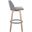 Toriano 30 Inch Fixed Height Barstool Set of 2 In Grey/Natural