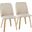 Toriano Dining Chair Set of 2 In Cream
