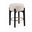 Torino Fabric Upholstered Counter Stool Set of 2 In Beige