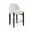 Torino Fabric Upholstered Counter Stool Set of 2 In Cream