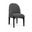Torino Fabric Upholstered Dining Chair Set of 2 In Black