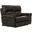 Torretta Power Lay Flat Reclining Loveseat In Chocolate