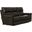 Torretta Power Lay Flat Reclining Sofa In Chocolate