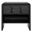 Toscana 1-Drawer Nightstand In Black
