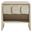Toscana 1-Drawer Nightstand In Travertine