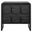 Toscana 2-Drawer Nightstand In Black
