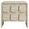 Toscana 2-Drawer Nightstand In Travertine