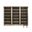 Toulouse Fully Assembled Three 8' Tall Bookcase Wall With Ladder In Aged Chateau White