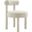 Toulouse Boucle Fabric Dining Chair In Ivory