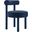 Toulouse Performance Velvet Dining Chair In Midnight Blue