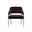 Tova Dining Armchair In Diamond Mink