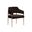 Tova Dining Armchair In Diamond Mink