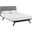 Tracy Cappuccino Gray Queen Bed