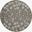 Tranquil Grey and Beige 5'3" x 5'3" Round Contemporary Area Rug