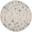 Tranquil Ivory 5'3" x 5'3" Round Area Rug