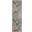 Tranquil Ivory and Light Blue 2'3" x 7'3" Runner Area Rug