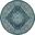Tranquil Ivory and Navy 5'3" x 5'3" Round Area Rug