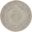 Tranquil Ivory and Pink 5'3" x 5'3" Round Area Rug
