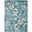 Tranquil Turquoise 5'3" x 7'3" Vintage Area Rug