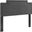 Transfix Performance Velvet Full/Queen Headboard In Charcoal