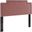 Transfix Performance Velvet Twin Headboard In Dusty Rose