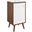 Transmit 18 Inch Bathroom Vanity In Walnut White