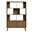 Transmit 45 Inch Bookcase With Sliding Doors In Walnut
