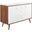 Transmit 48 Inch Double Sink Bathroom Vanity In Walnut/White