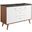 Transmit 48 Inch Double Sink Bathroom Vanity In Walnut/Black