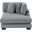 Traverse Reversible Chaise In Gray