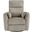 Traverse Swivel Glider Reclining Chair In Taupe