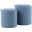 Tray Nesting Ottoman Set In Blue