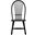 Treasures Black Sheaf Back Side Chair Set of 2