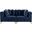 Tremblay Velvet 2 Seater Modular Sofa with Arm Support In Navy