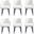 Tremont 6-Piece Dining Chair In White
