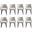 Tremont 8-Piece Dining Chair In Stone