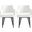 Tremont Dining Arm Chair Set of 2 In White