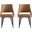 Tremont Dining Chair Set of 2 In Saddle