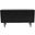 Trent 60 Inch Carved Sideboard Storage Cabinet In Black