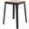 Tresse Stackable Poly Stool In Black