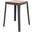 Tresse Stackable Poly Stool In Grey