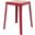 Tresse Stackable Poly Stool In Red