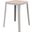 Tresse Stackable Poly Stool In White