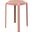 Tresse Stackable Round Poly Stool In Pink
