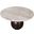 Treviso Marble Coffee Table In Walnut and Beige