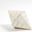 Triangle Cone Box In White Bone