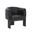 Trine Lounge Chair In Dark Brown and Vintage Black Night