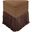 Trivoli Velvet Ottoman and Stool In Brown Velvet