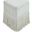 Trivoli Velvet Ottoman and Stool In Cream Velvet